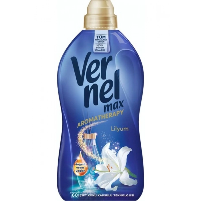 Vernel Max Konsantre Çamaşır Yumuşatıcısı 1440ML (60 Yıkama) Lilyum