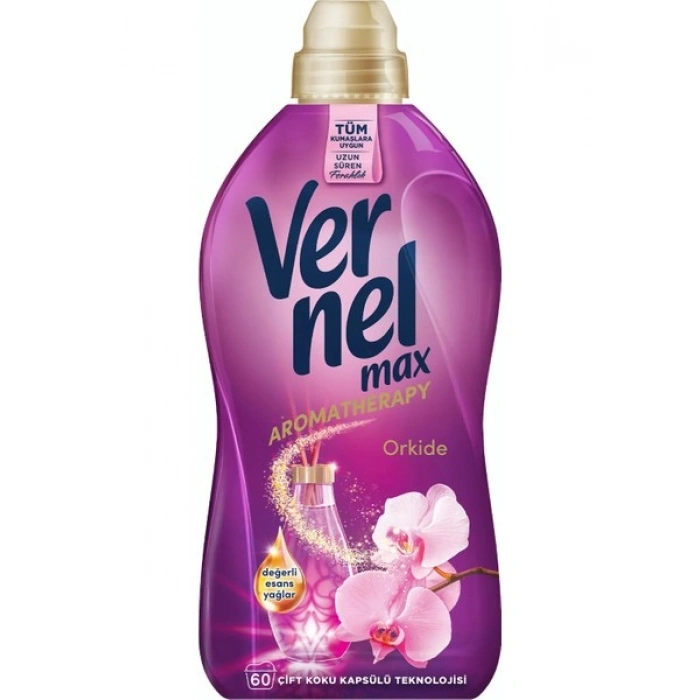 Vernel Max Konsantre Çamaşır Yumuşatıcısı 1440ML (60 Yıkama) Orkide