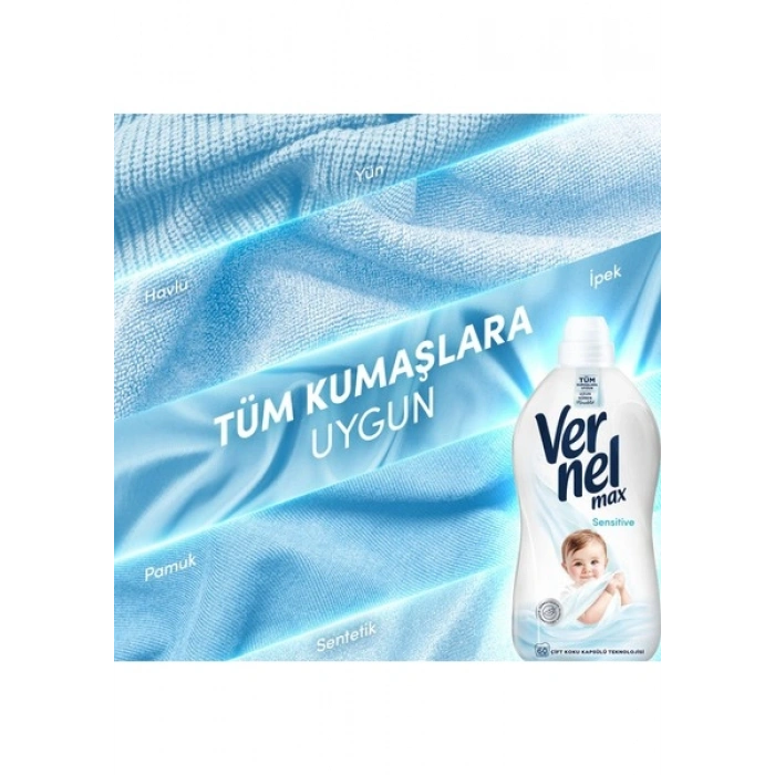 Vernel Max Konsantre Çamaşır Yumuşatıcısı 1440ML (60 Yıkama) Sensitive