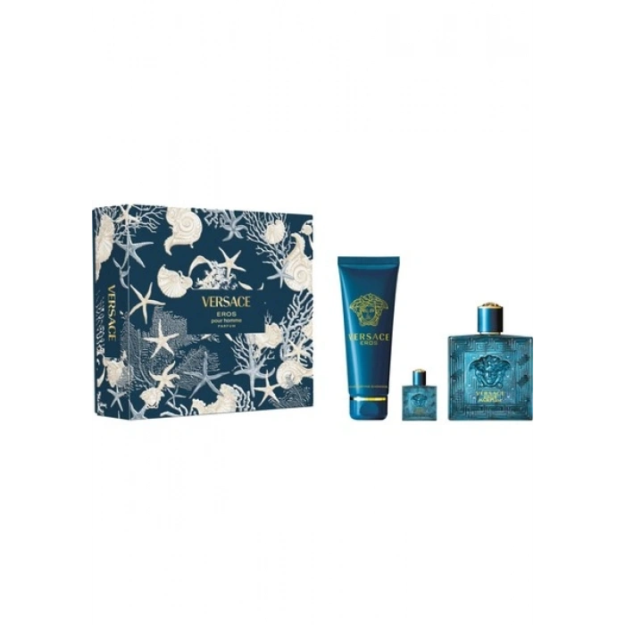 Versace Eros Parfum 100 ml + Shower Gel 150 ml + Parfum 5 ml
