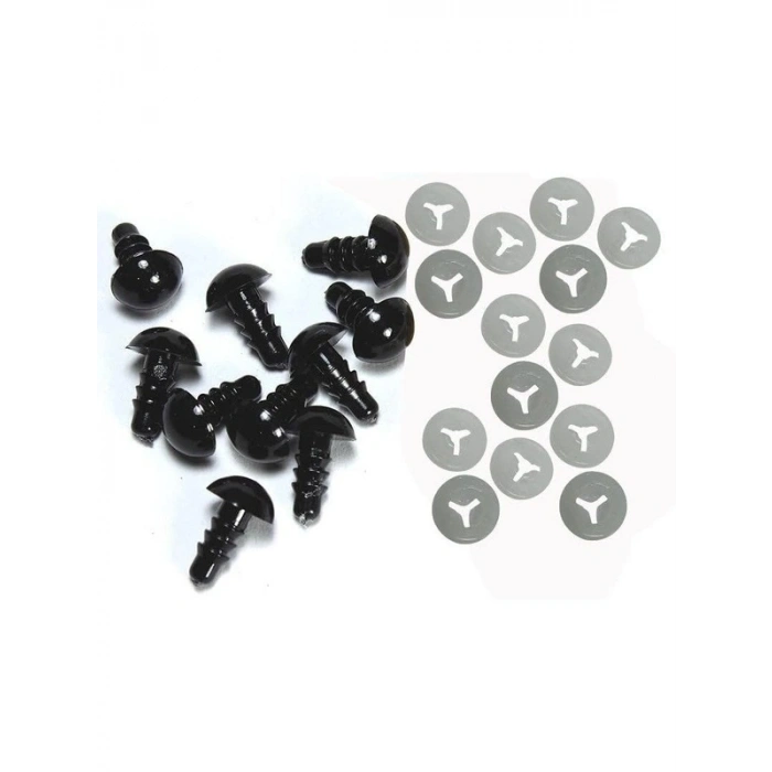 Vidalı göz seti, 6 mm, 25 çift 50 adet