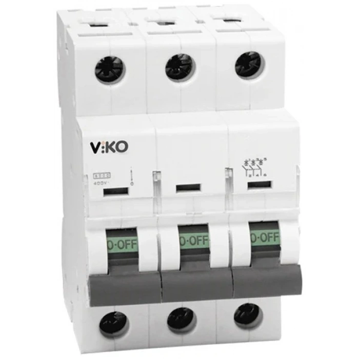 Viko 3X40 Amper 3 Fazlı C Tipi 4.5 Ka Otomatik Sigorta 4VTB-3C40