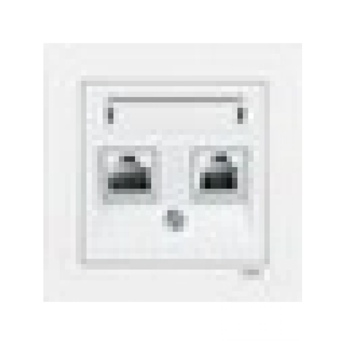 Viko Karre 55 Serisi Data Nümeris Cat6 + Cat3 Beyaz - 90940081