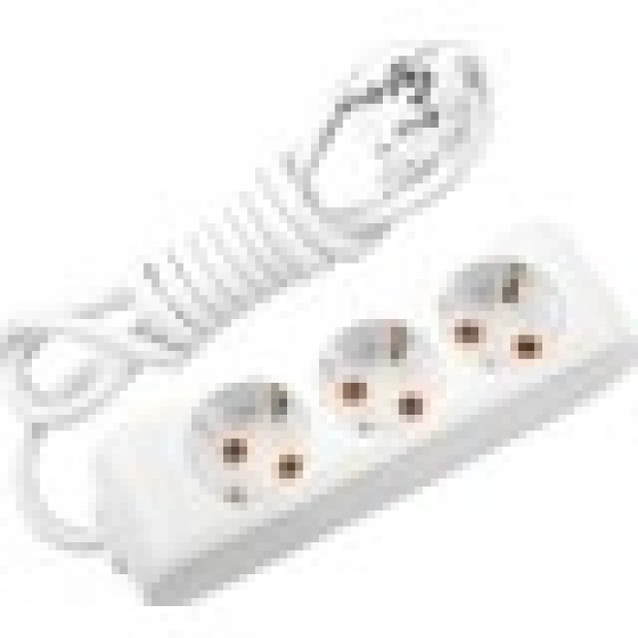Viko Multi-Let Üçlü Priz Topraklı Kablolu Çocuk Korumalı 1 Metre-Beyaz 90113301