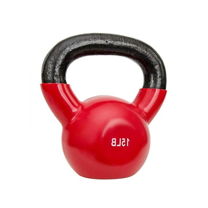Vinil Kaplı Kettlebell Ağırlık Seti, 5-25 LB Seçenekleri
