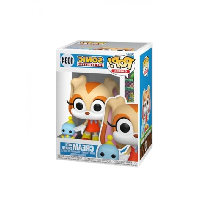 Vinil Malzemeden Yapılmış Sonic Figürü - Cream w/Cheese