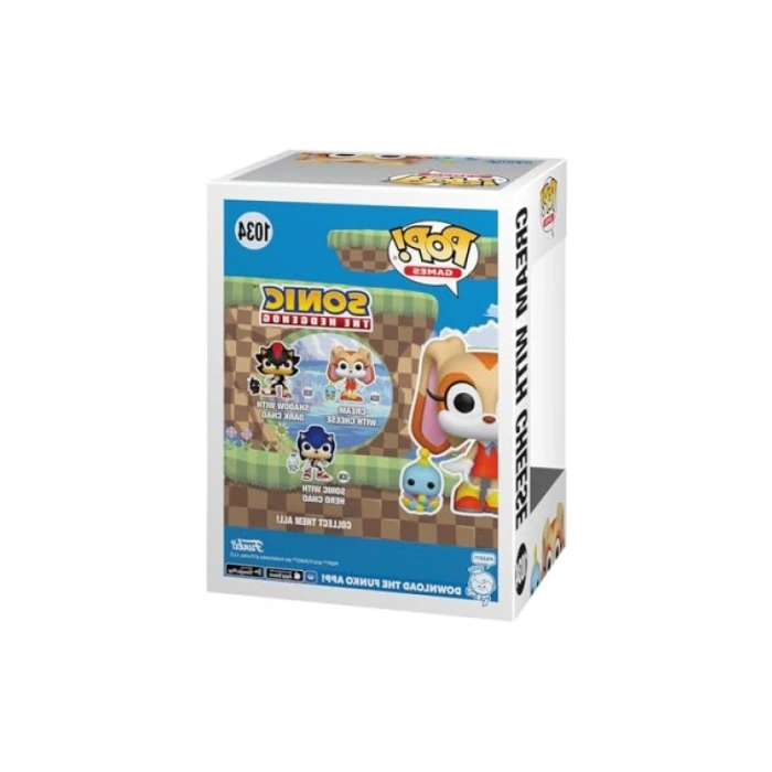 Vinil Malzemeden Yapılmış Sonic Figürü - Cream w/Cheese