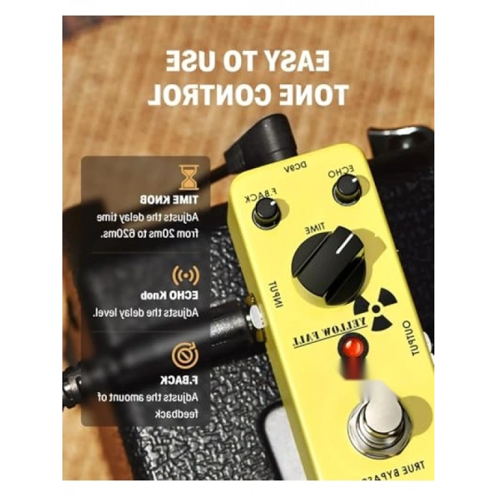 Vintage Analog Delay Pedalı, Sıcak ve Doğal Ses