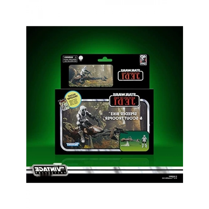 Vintage Speeder Bike Araç ve Aksiyon Figürü Seti