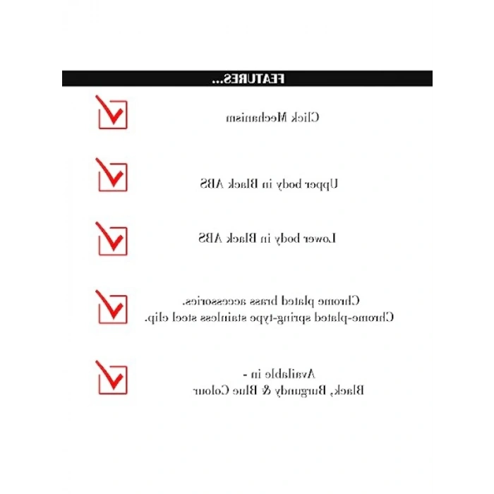 Vintage Versatil Kalem, Siyah