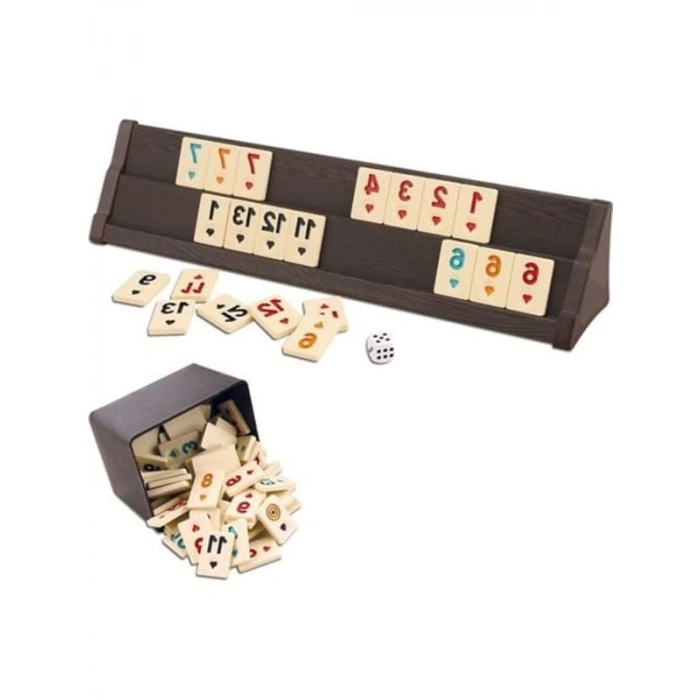VIP Ahşap Okey Takımı, Şık Tasarımlı Oyun Seti