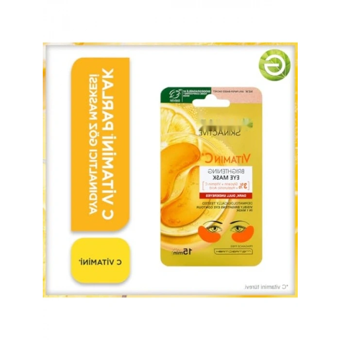 Vitamin C ve Hyaluronik Asit İçeren Göz Maskesi