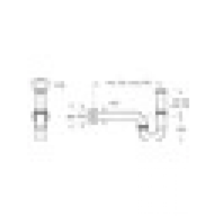 VitrA A45117 Lavabo / Eviye Sifonu, P Tipi, Krom