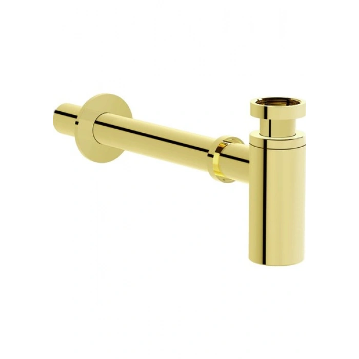 VitrA A4512323 Lavabo Sifonu, T Tipi, Altın