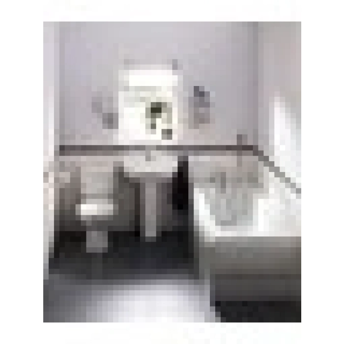 VitrA Arkitekta A44053 İkili Malzemelik, Krom