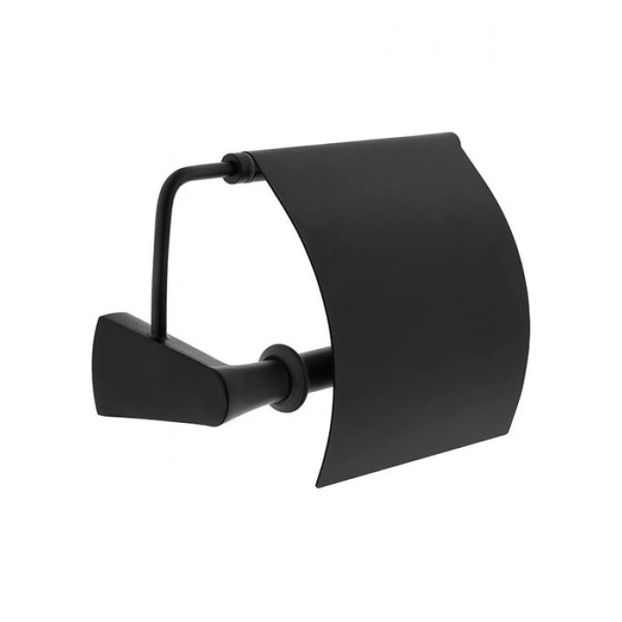 VitrA Base 800 A4408636 Tuvalet Kağıtlığı, Mat Siyah