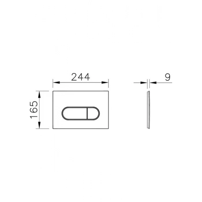 VitrA Gömme Set (768-1851TP+740-2280+A41461+A41441) 800-2027