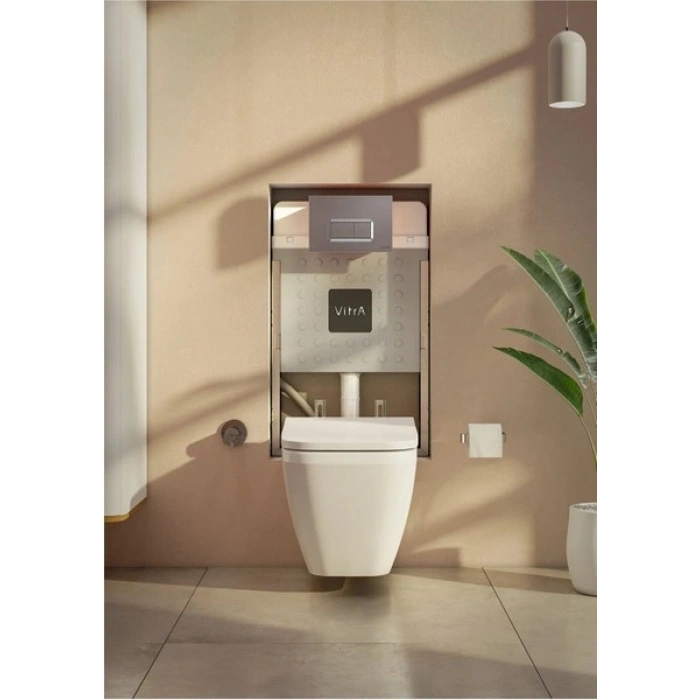 VitrA İntegra Square Rim-Ex Asma Klozet - 7082L003-0090 - Vitra İntegra Square Klozet Kapağı 191-003-009