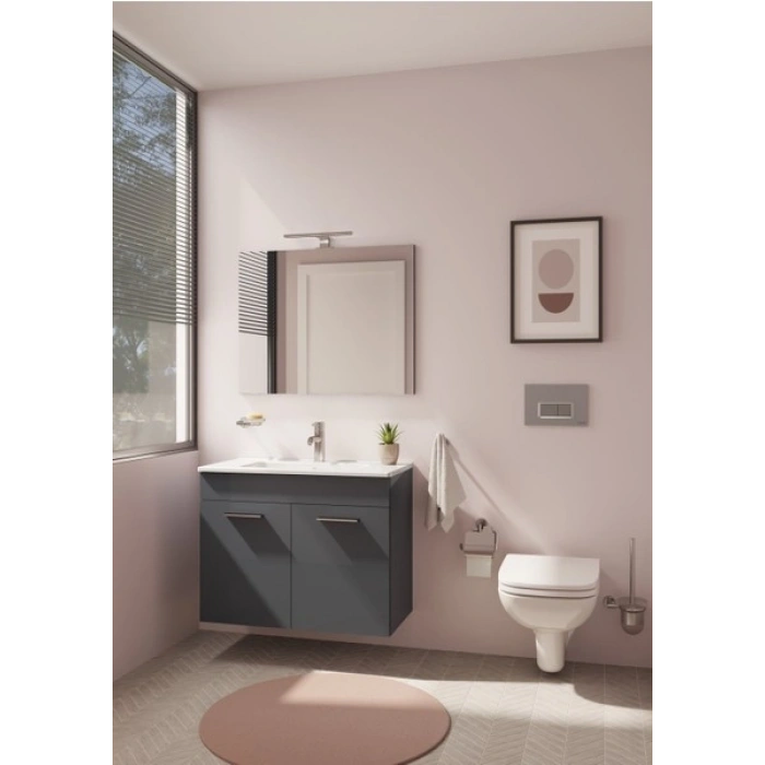 VitrA Minimax A44788 Kapaklı Tuvalet Kağıtlığı, Krom