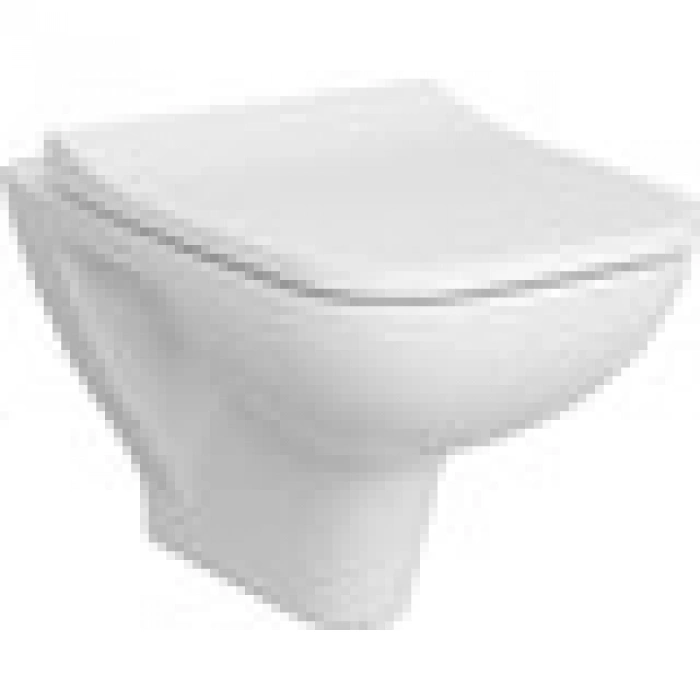 VitrA S20 Square 7508L003-0850 SmoothFlush Asma Klozet, 52 cm, Beyaz