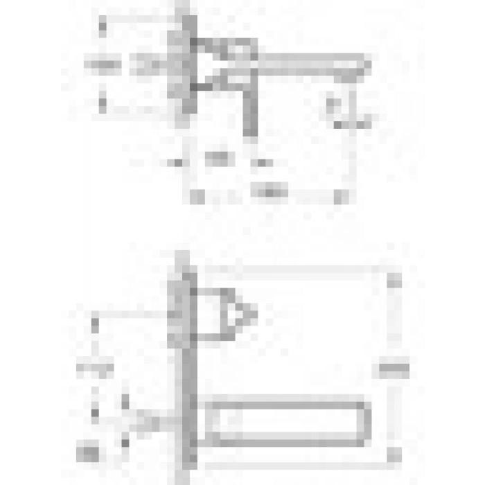 Vitra Suit L A4248626 Ankastre Lavabo Bataryası, Bakır