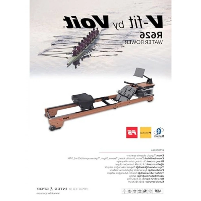 LCD Ekranlı Su Dirençli Kondisyon Küreği - Yüksek Performans