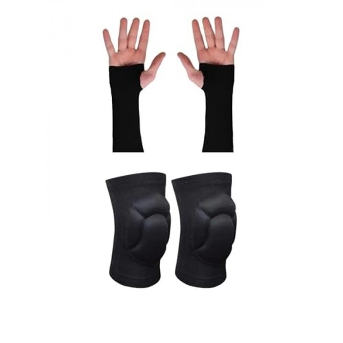 Voleybol Seti 1 Çift Dizlik ve Eldiven ile Kapsamlı