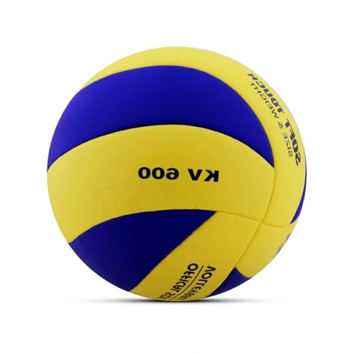 Voleybol Topu, Yumuşak Yüzeyli 5 Numara Kırmızı, Dayanıklı