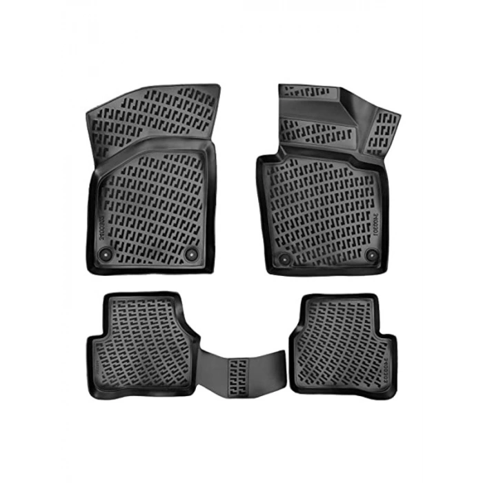 Volkswagen Passat B7 2010-2015 Modeli için 3D Havuz Paspas Seti