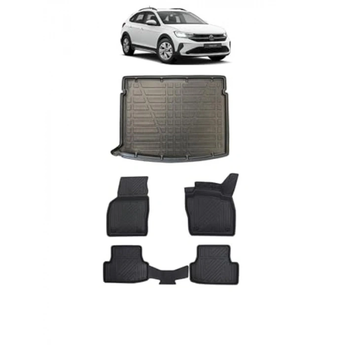 Volkswagen Taigo 2025 Model İçin 5D Premium Havuzlu Paspas