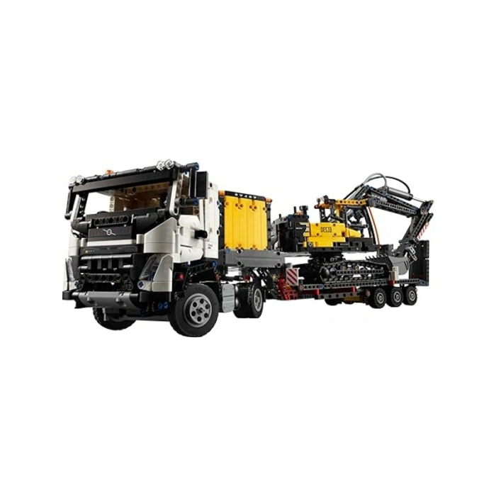Volvo FMX Kamyon ve Elektrikli Ekskavatör Yapım Seti, 2274 Parça