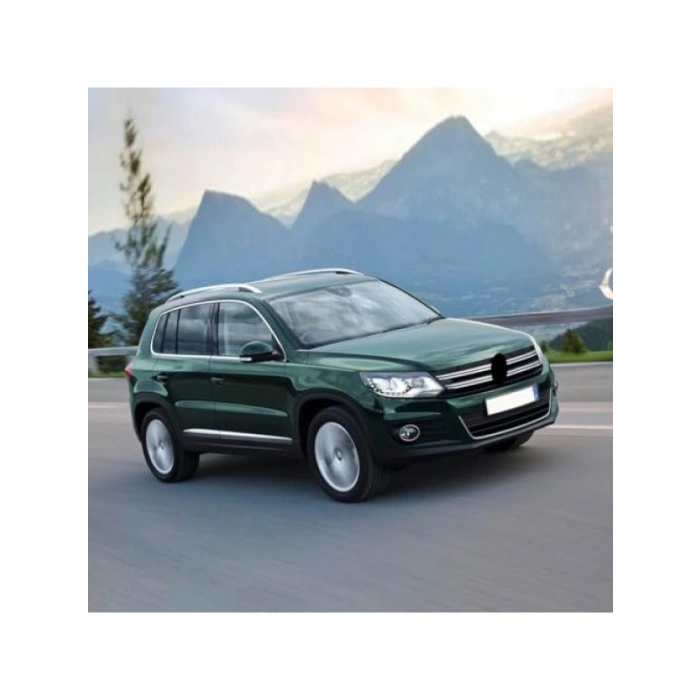 VW Tiguan 2012-2015 Uyumlu Dörtlü Krom Sol Ön Cam Açma Düğmesi