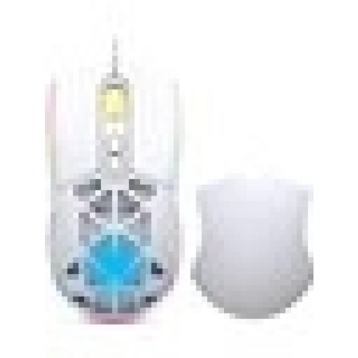 Warp WRP-O12800-W 12800 Dpi Wide Rgb Özel Abs Doku Reflex Örgü Kablolu Beyaz Gaming Mouse