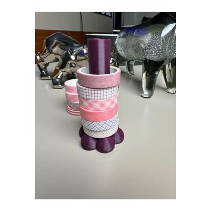 Washi Tape Kulesi, Masa Düzenleyici Organizer, Tek Ebat