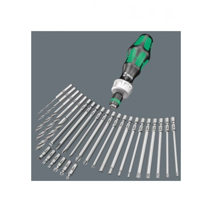 Wera K. Kompakt 60 RA Cırcır Tutuculu Bits Set 05051040001