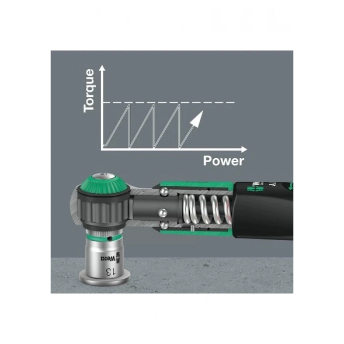 Wera Safe-Torque A1 Tork Anahtar Seti, 1/4 kare kafa, 2-12 Nm - 05075830001
