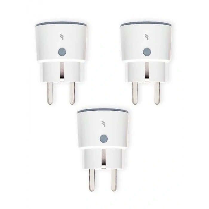 Wi-Fi Akıllı Priz, 3lü Set, 16A Güç Kapasitesi