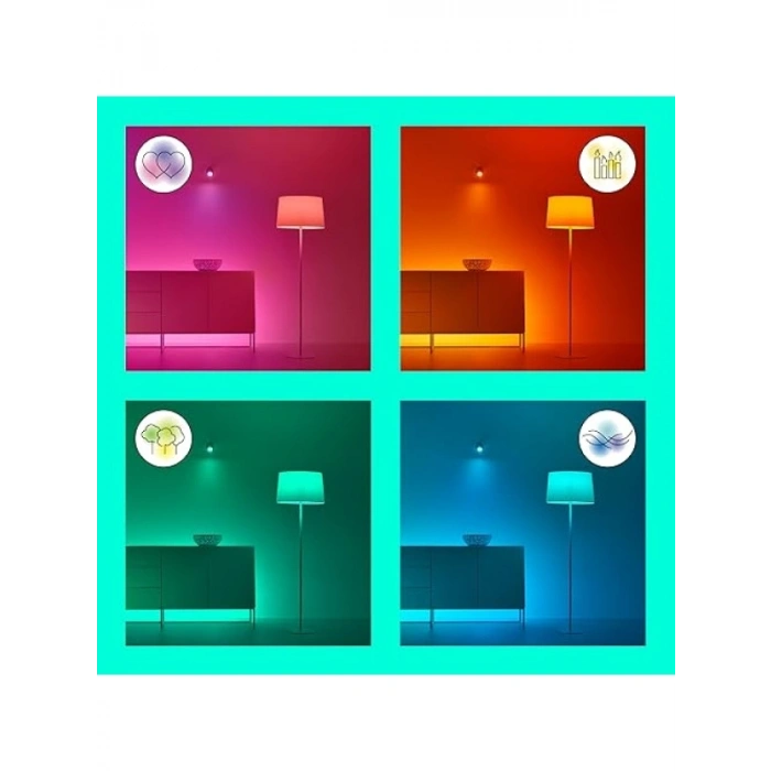 Wi-Fi Kontrolü Olan Renkli Akıllı LED Şerit - 2M