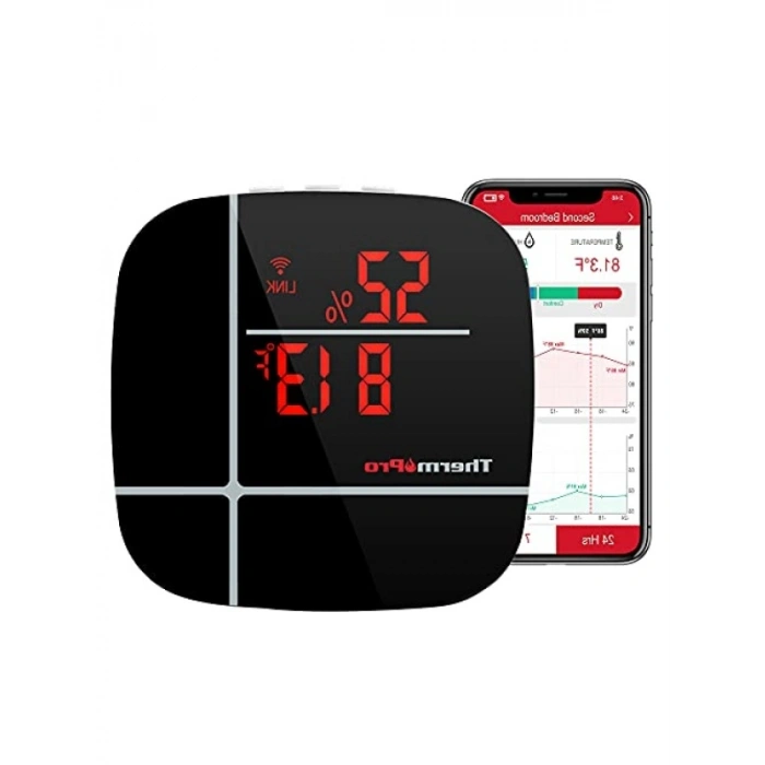 WiFi Akıllı İç Mekan Termometre ve Nem Ölçer