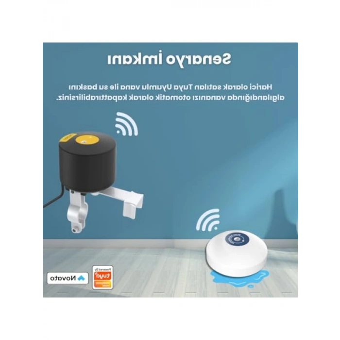 WiFi Su Baskını Sensörü - Dahili Alarm Özellikli