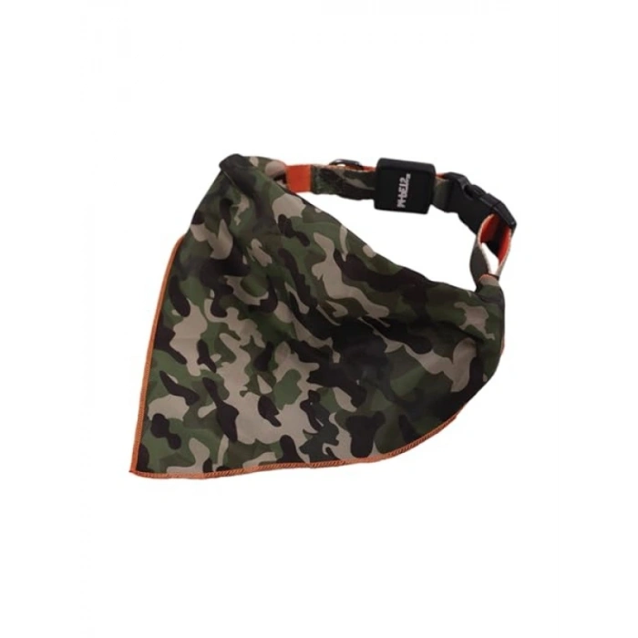 Wild Jungle Desenli Bandana Yaka Tasma (S)