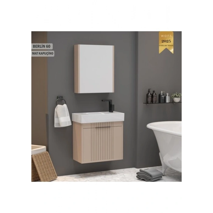 Wons Berlin 60 cm Kapuçino Banyo Dolabı