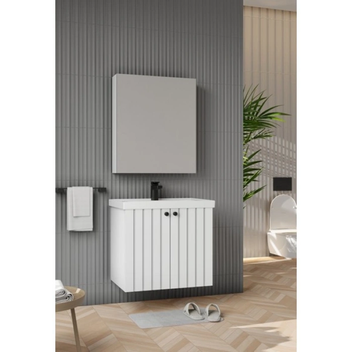 Wons Paris 65 cm Beyaz Banyo Dolabı
