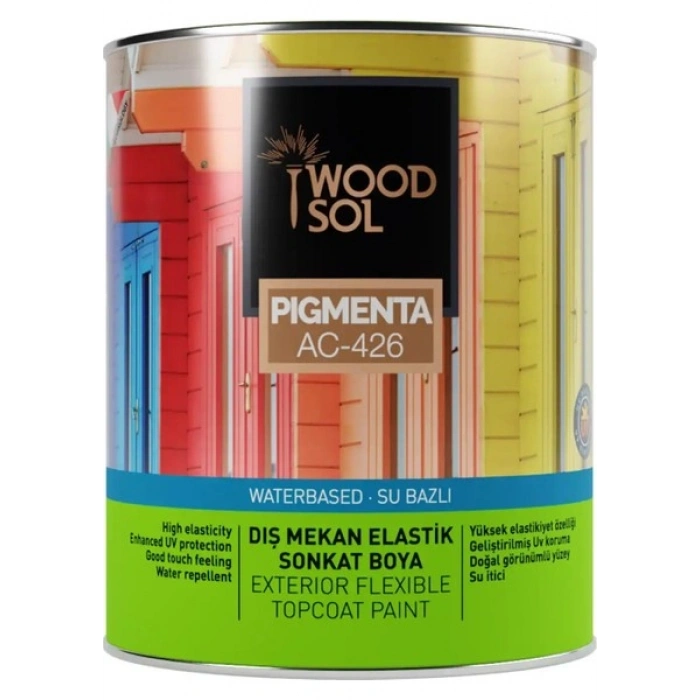 Woodsol Pigmenta Elastik Sonkat Ahşap Boyası 1000 Bianco 0.75 l