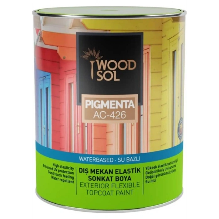 Woodsol Pigmenta Elastik Sonkat Ahşap Boyası 1000 Bianco 0.75 l