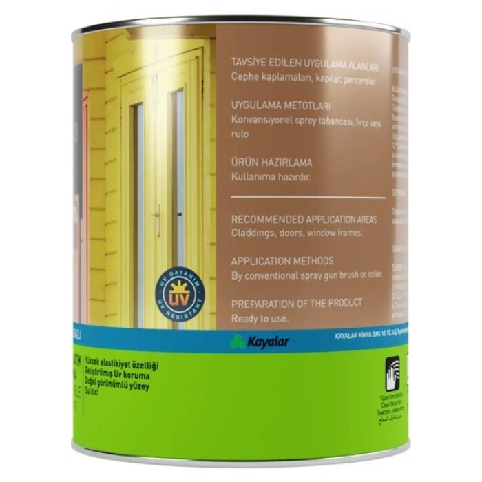Woodsol Pigmenta Elastik Sonkat Ahşap Boyası 1000 Bianco 0.75 l