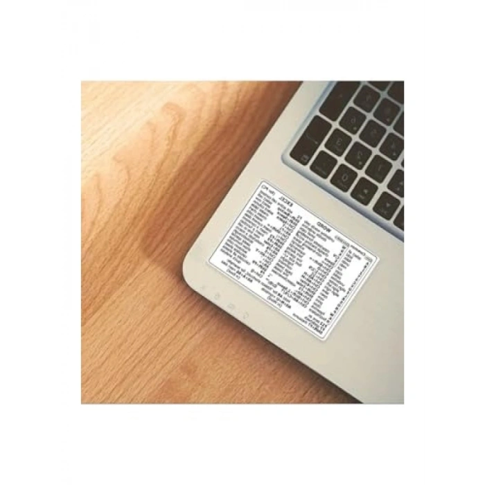 Word ve Excel için Klavye Kısayol Tuş Rehber Sticker Seti - 2 Adet