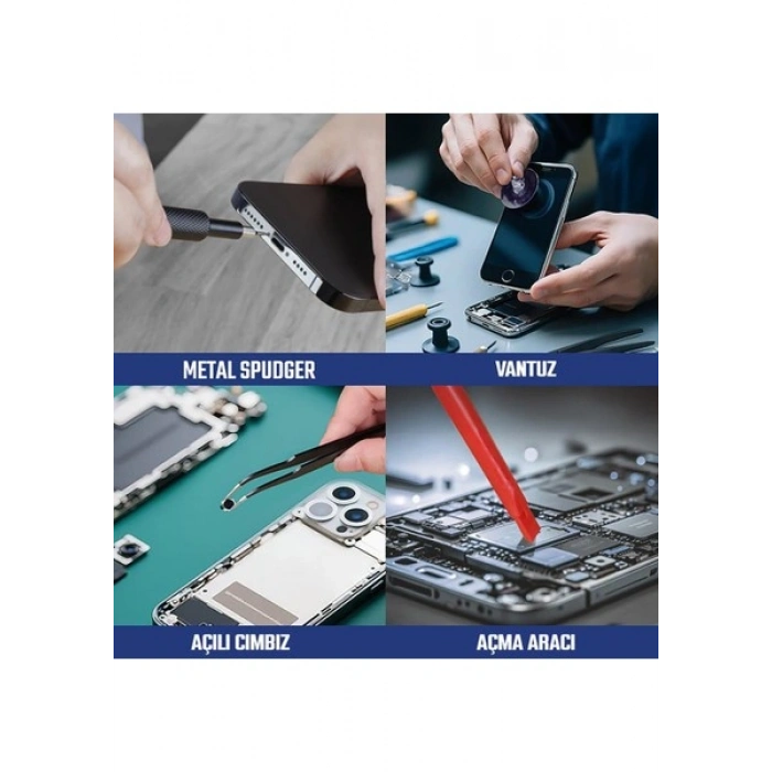 Workpro WP200541 32 Parça Cr-V Hassas Elektronikçi/telefoncu Profesyonel Onarım Seti