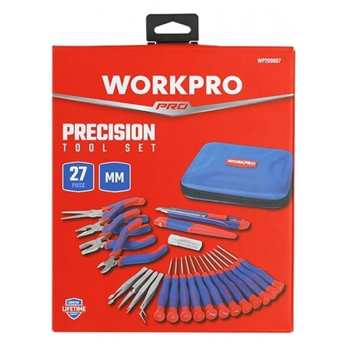 Workpro WP209007 27 Parça Profesyonel Hassas Tamir/bakım Alet Seti