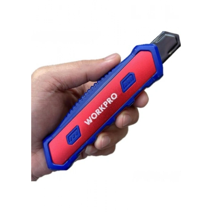 Workpro WP212015 18 mm Ağır Hizmet Alüminyum Kasa Maket Bıçağı